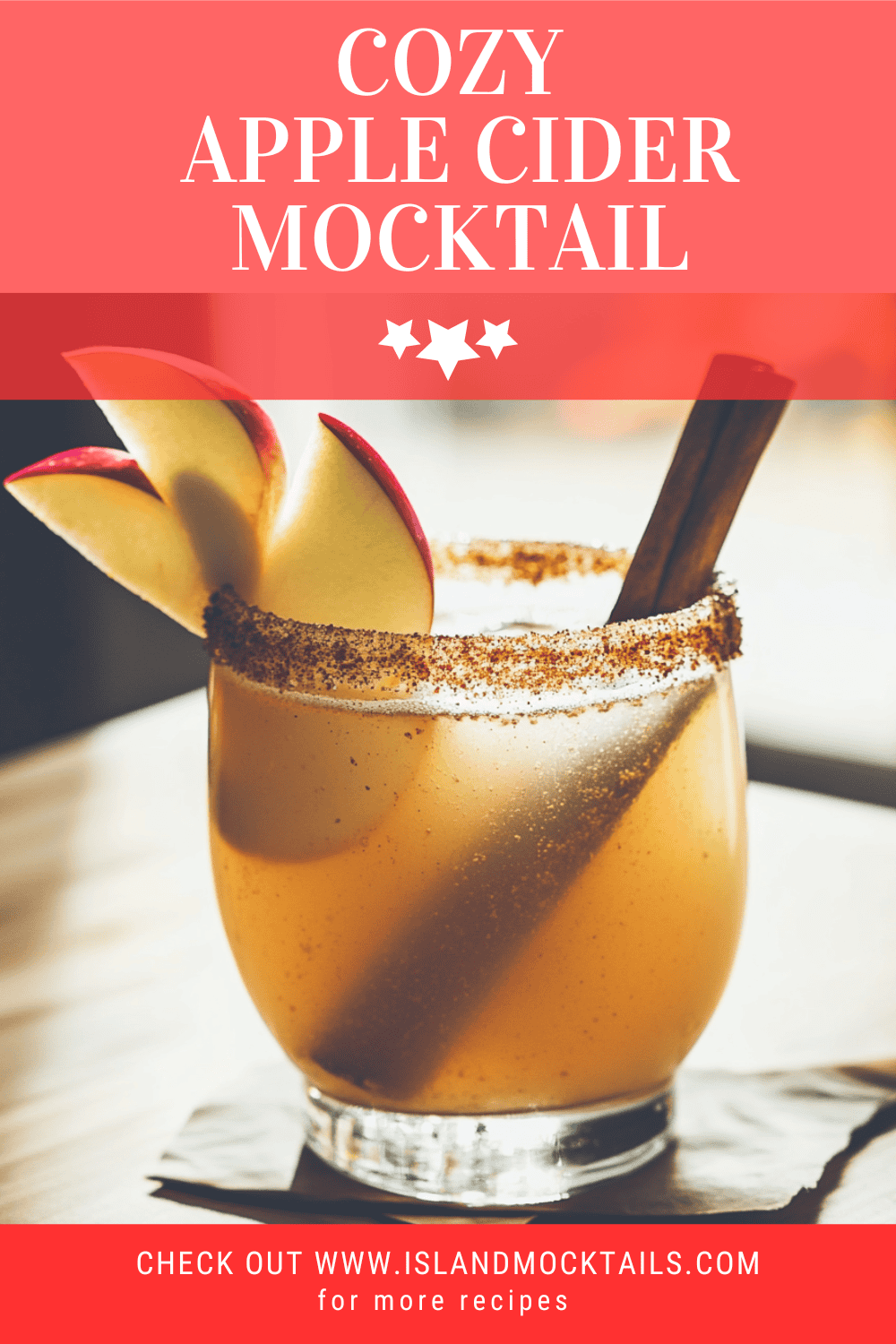 Cozy Apple Cider Mocktail