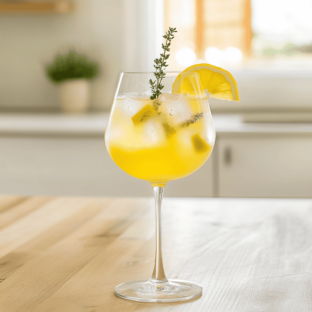Refreshing Non-Alcoholic Limoncello Spritz Mocktail