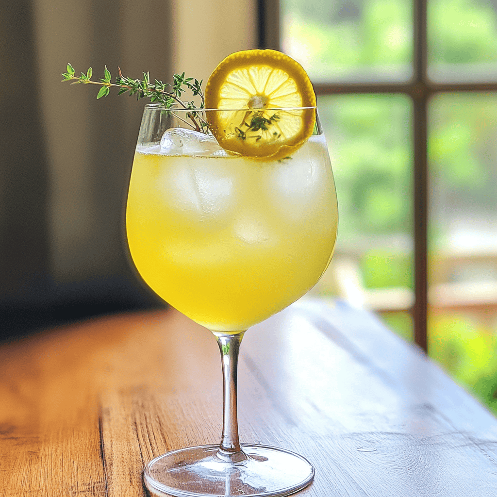 Refreshing Non-Alcoholic Limoncello Spritz Mocktail