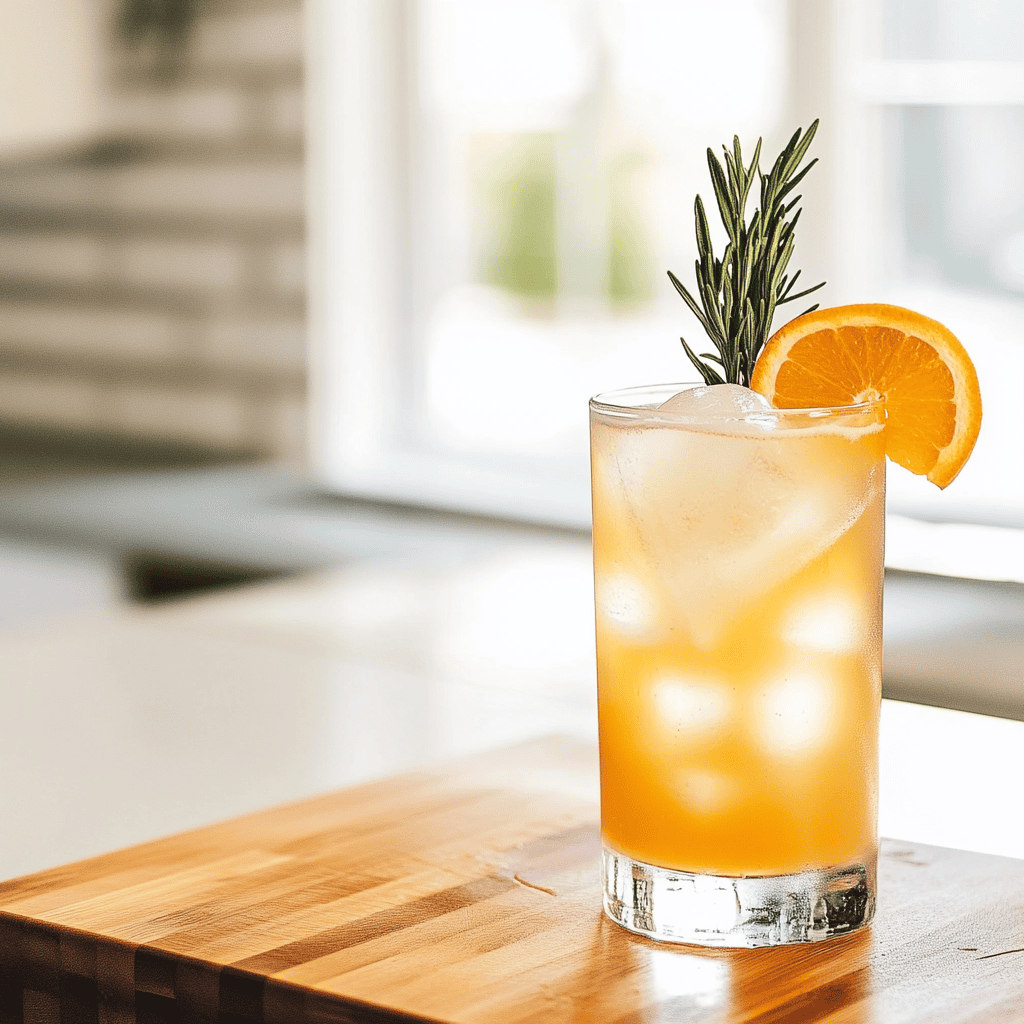 Ultimate Rosemary Mocktail with Orange & Apple