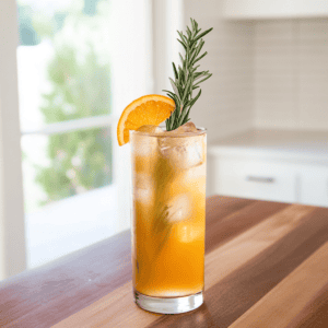 Ultimate Rosemary Mocktail with Orange & Apple