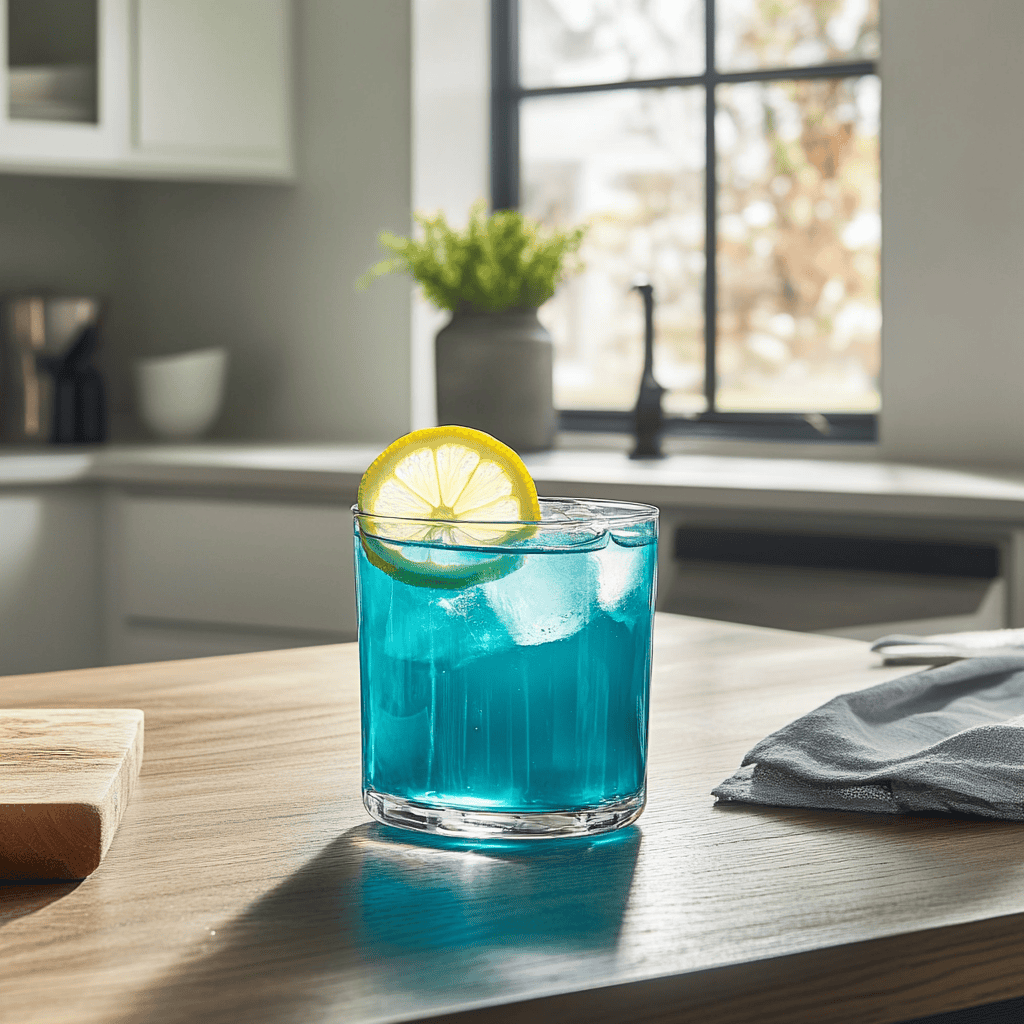 Blue Lagoon Mocktail