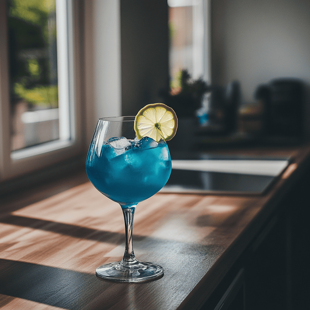 Blue Lagoon Mocktail
