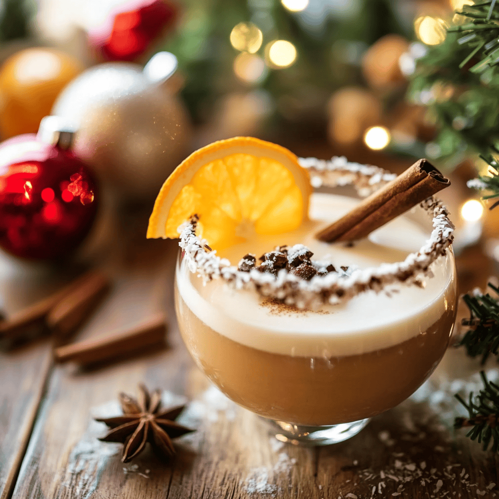 Christmas Pudding Mocktail