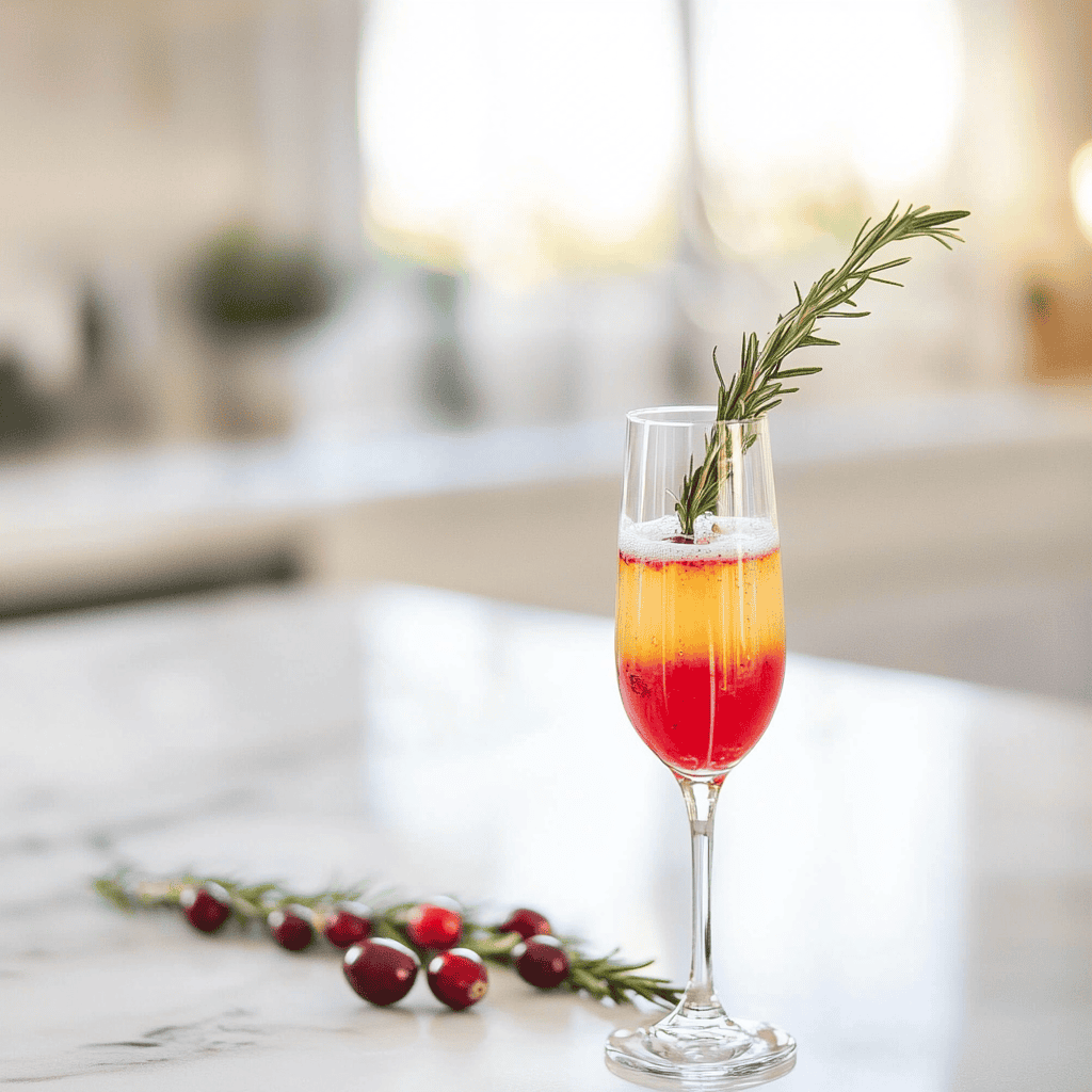 Festive Christmas Mimosa Mocktails