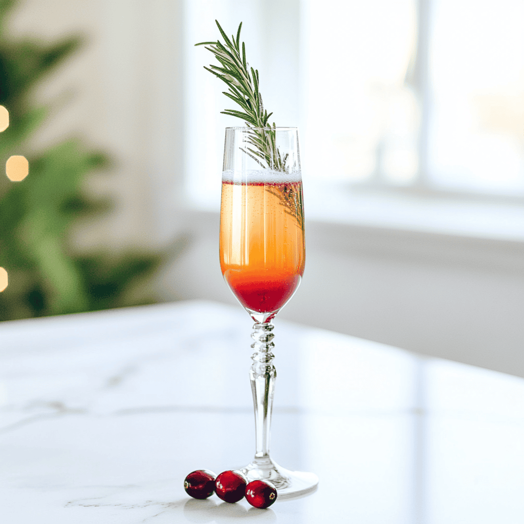 Festive Christmas Mimosa Mocktails