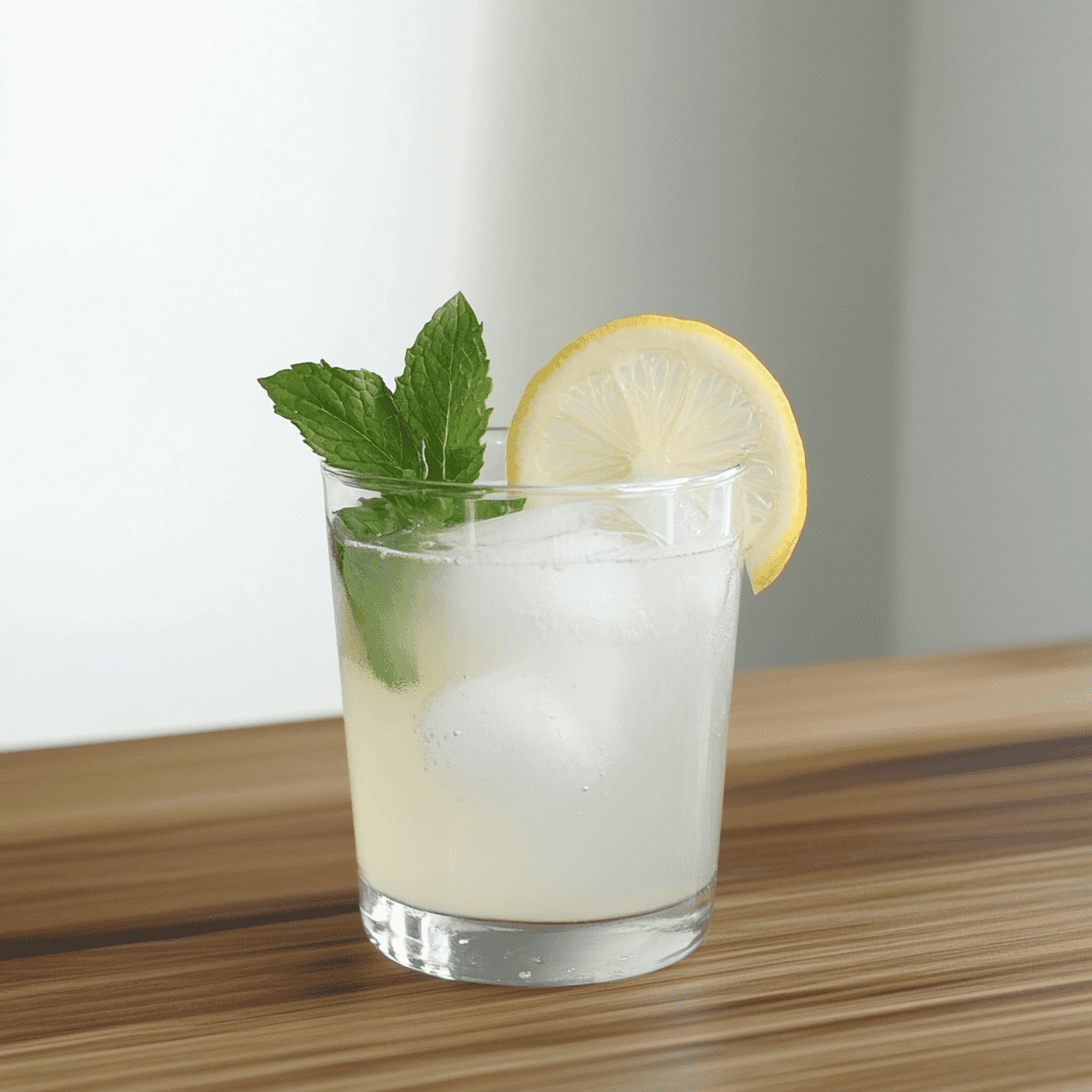 Lemon Mint Mocktail with Coconut Water
