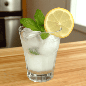 Lemon Mint Mocktail with Coconut Water