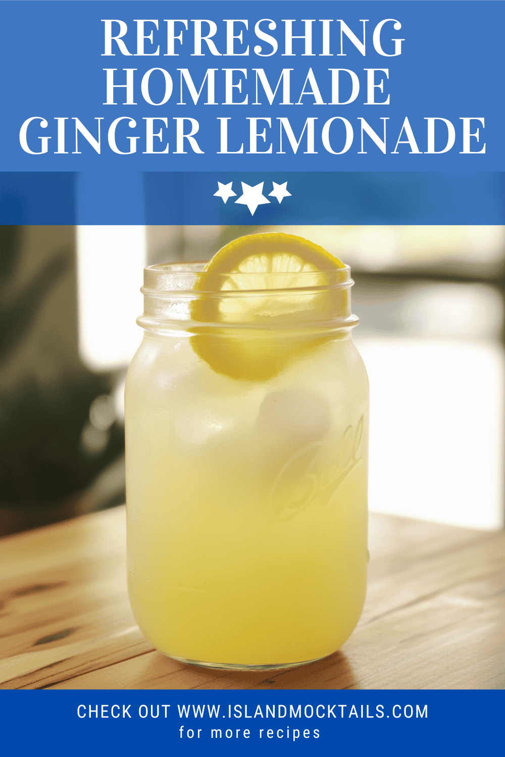 Refreshing Homemade Ginger Lemonade